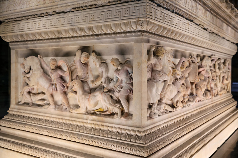 Tumba de Alejandro Magno en el Museo Arqueológico de Estambul
