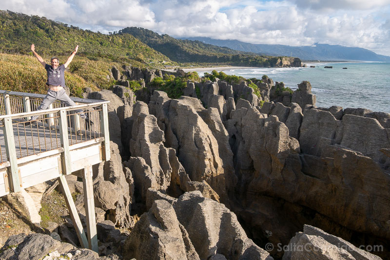 Pancake Rocks Nueva Zelanda Salto