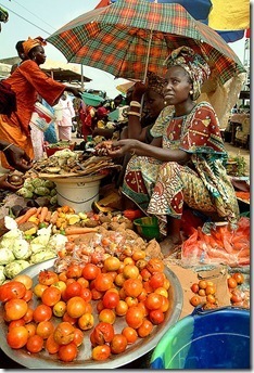 mercado en Mbor mercado en Mbor