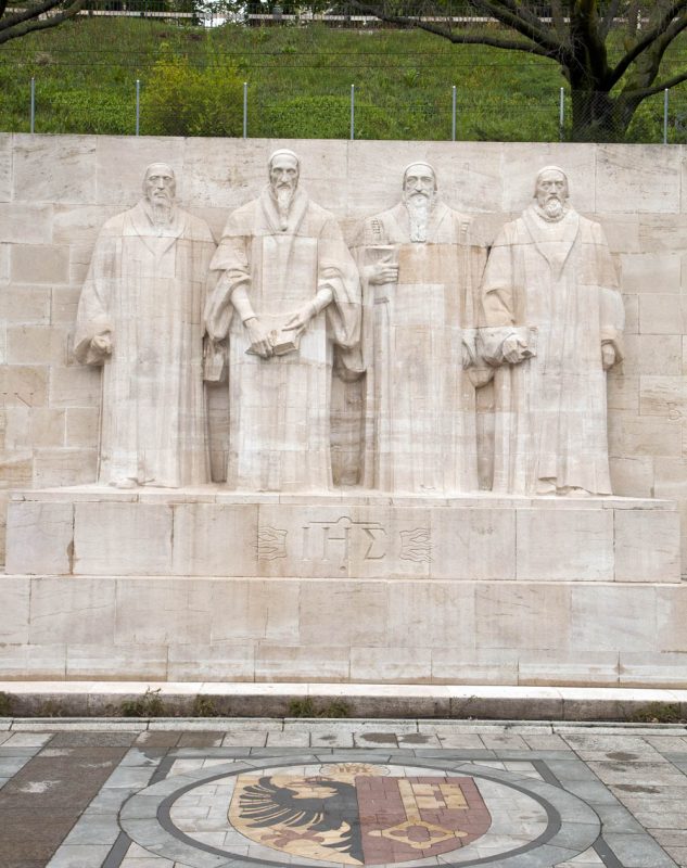 Homenaje a la Reforma en el parque Bastions 