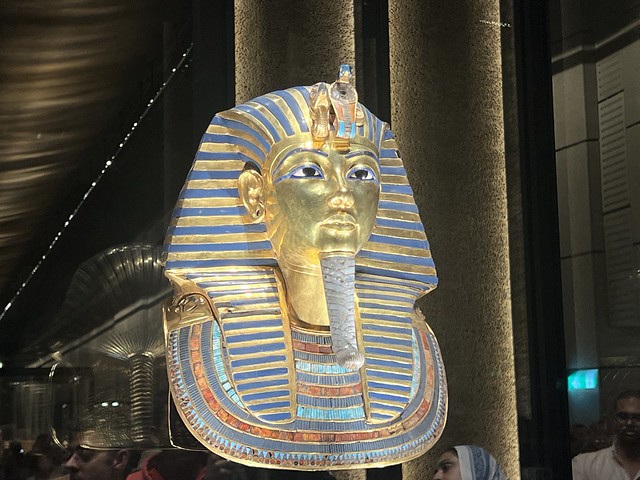 Máscara de oro de Tutankhamon (Gran Museo Egipcio)