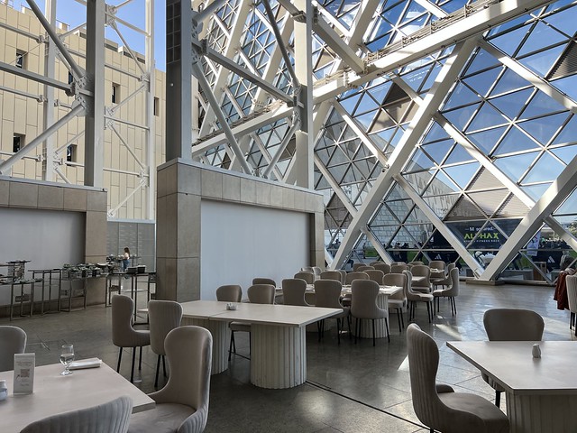 The Glass Hall en el Gran Museo Egipcio