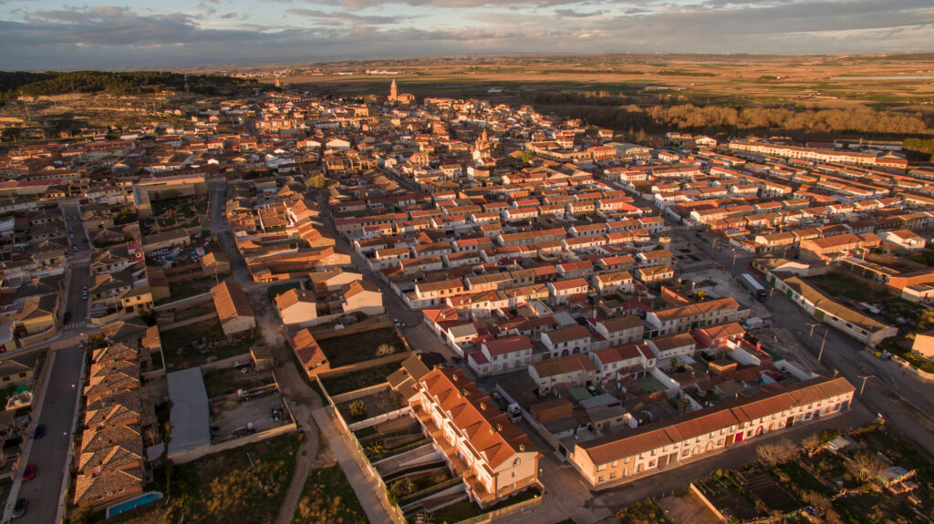 Pueblo de Milagro, Navarra.
