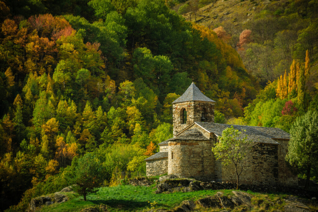 Sant Vicenç de Cabdella  en la Vall Fosca, Lleida