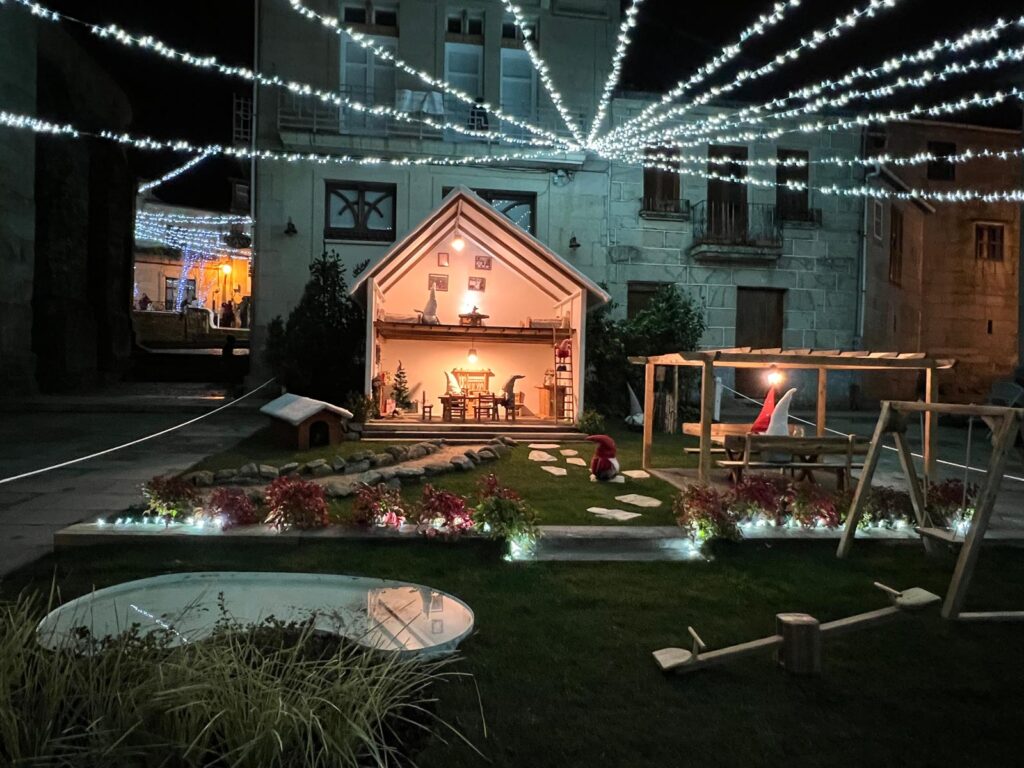 Allariz en la Navidad de 2024. Cortesía del Ayuntamiento.