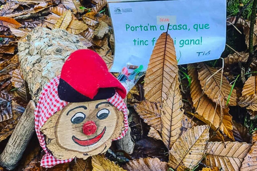 Tió de la Granja Can Plana en Vallgorguina. Cortesía de la empresa.