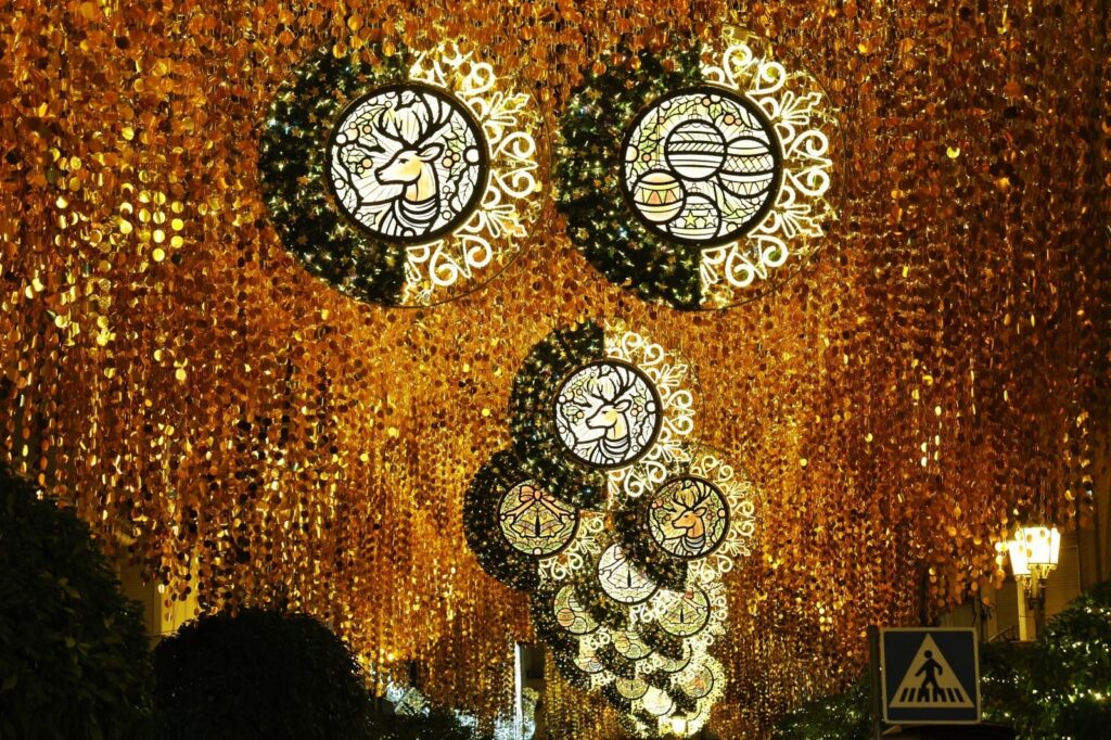 Luces de Navidad 2025 de Puente Genil. Cortesía del Ayuntamiento.