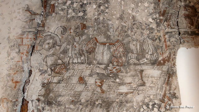 Pintura Mural del siglo XVI - Museo de Arte Abstracto Español, Cuenca, por El Guisante Verde Project