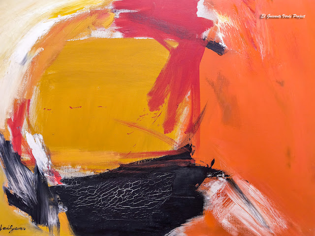 Guerrero "Barrera con Rojo y Ocre" (detalle) - Museo de Arte Abstracto Español, Cuenca, por El Guisante Verde Project