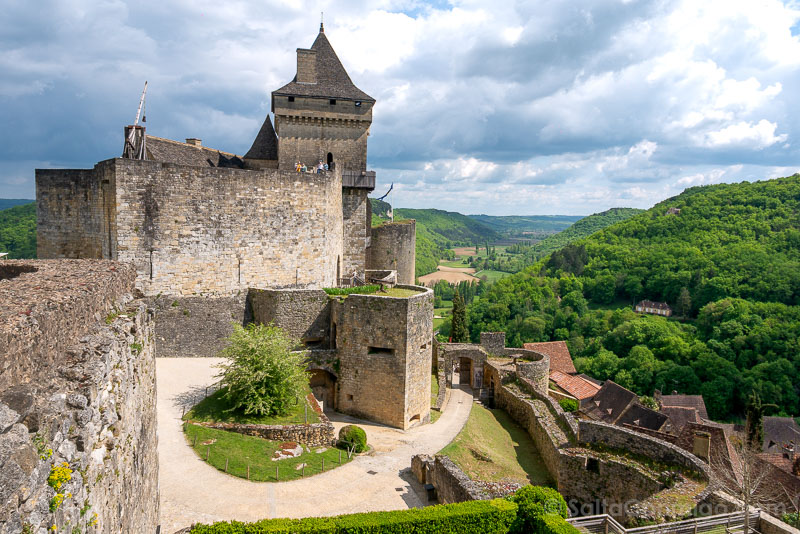 Pueblos Más Bonitos de Dordoña  Perigord Castelnaud-la-Chapelle Castillo
