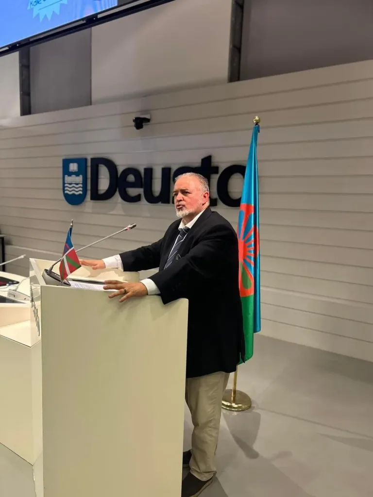 El presidente de la asociación Kale Dor Kayiko, Oscar Vizarraga. Cedida por la entidad