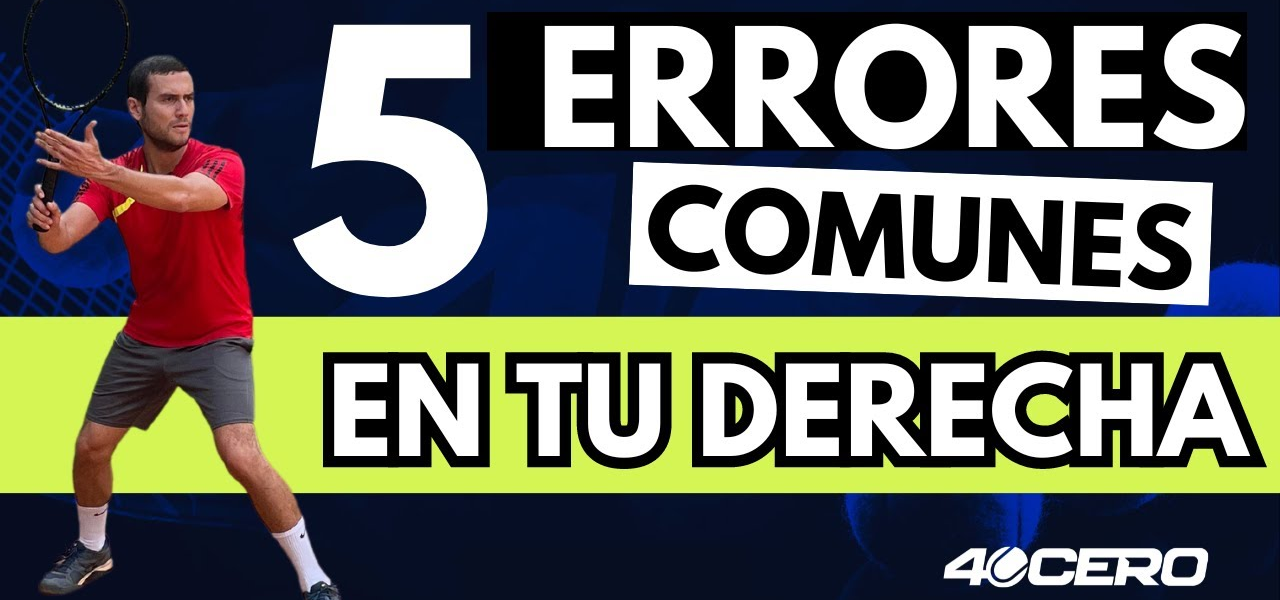 5 errores de técnica de Tenis