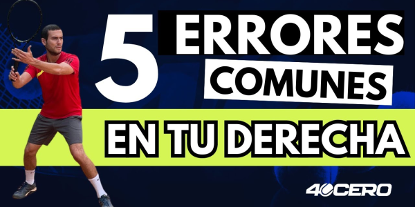 5 errores de técnica de Tenis
