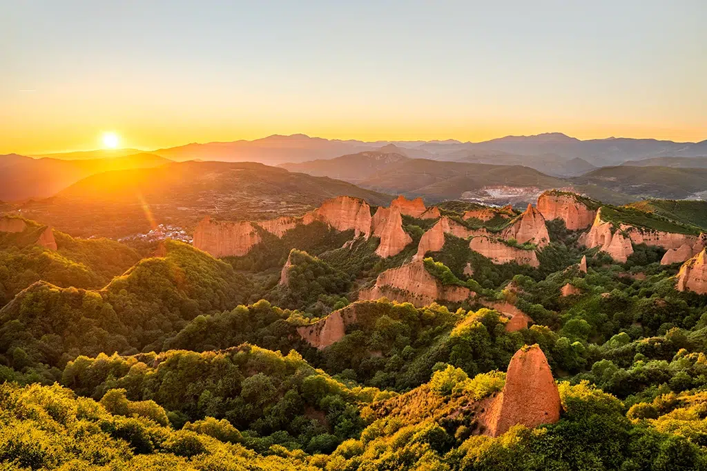 Las Médulas, en El Bierzo, León.