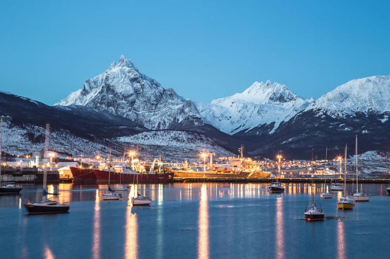ushuaia de noche
