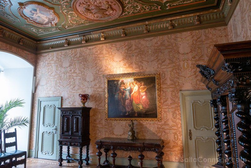 Castillo Ksiaz Interior Salon Italiano