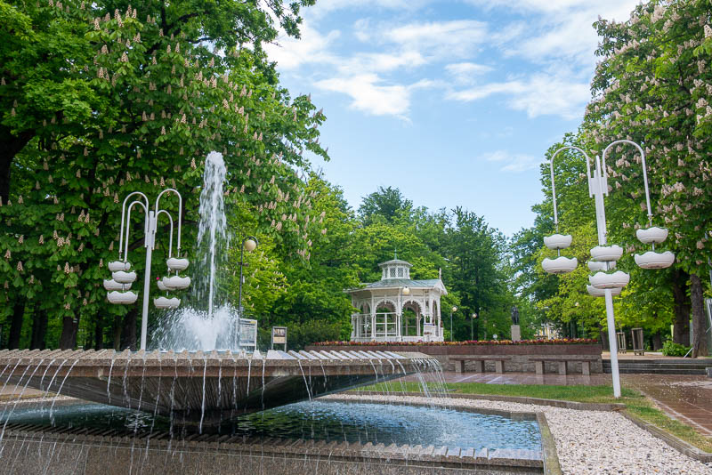 Que Ver en Františkovy Lázně Městské sady Parque Municipal