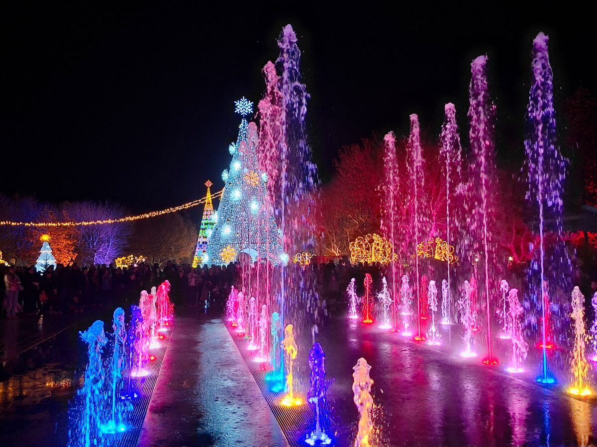 Fuente musical de Navidad de Béziers