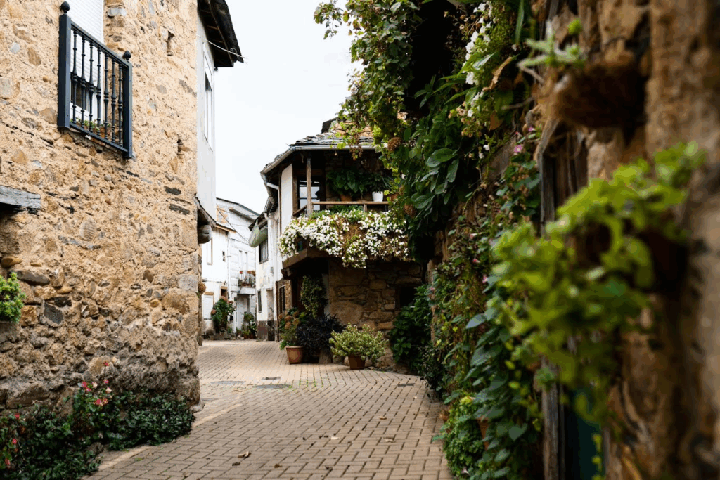 Calle en Petín, Valdeorras, Ourense
