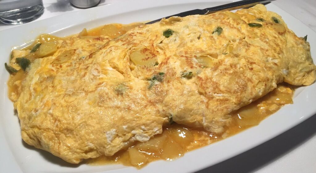 Tortilla de patatas al estilo de Kasino de Lesaka.