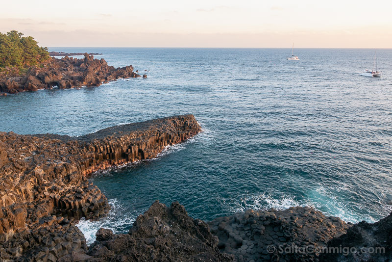 Que Ver en Jeju Jusangjeolli Atardecer