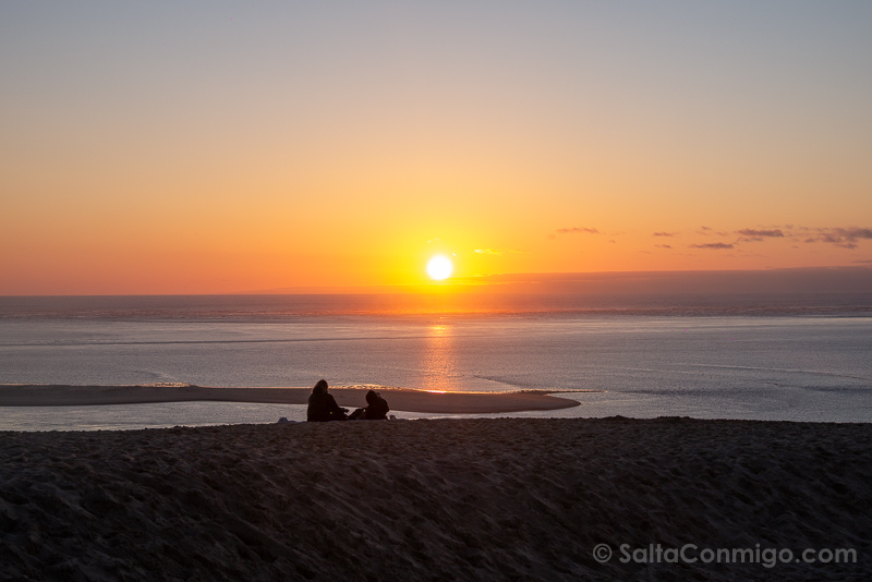 Duna de Pilat Francia Atardecer
