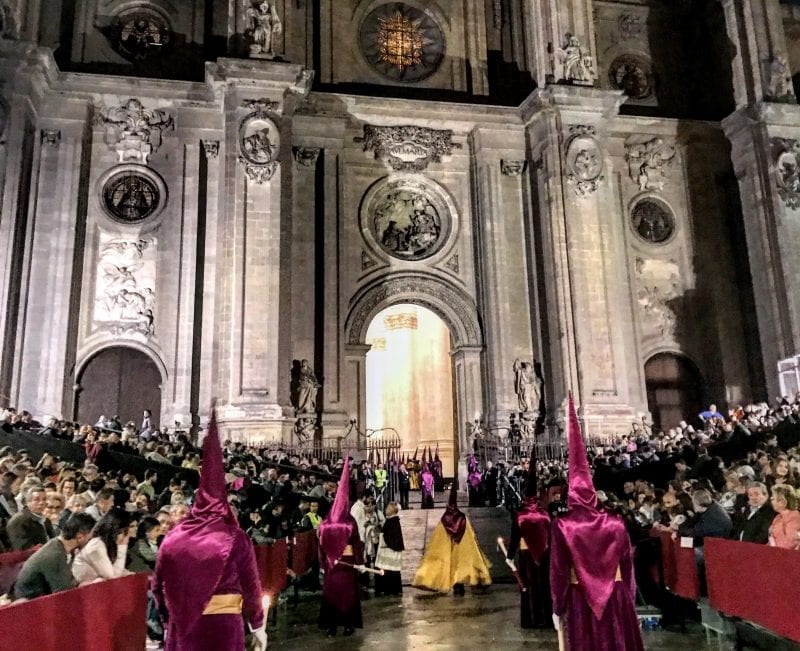 Catedral de Granada en Semana Santa