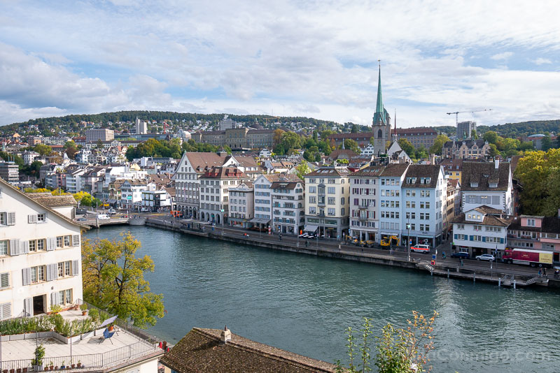 Viajar a Suiza Que Ver en Zurich Lindenhof Vista