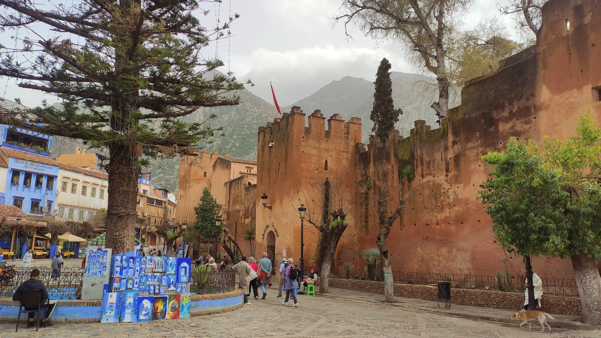 plaza en Chefchaouen
