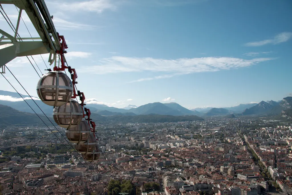 El teleférico de Grenoble