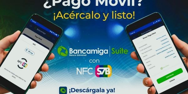 Bancamiga impulsa pagos móviles con NFC en alianza con Suiche 7B - FOTO