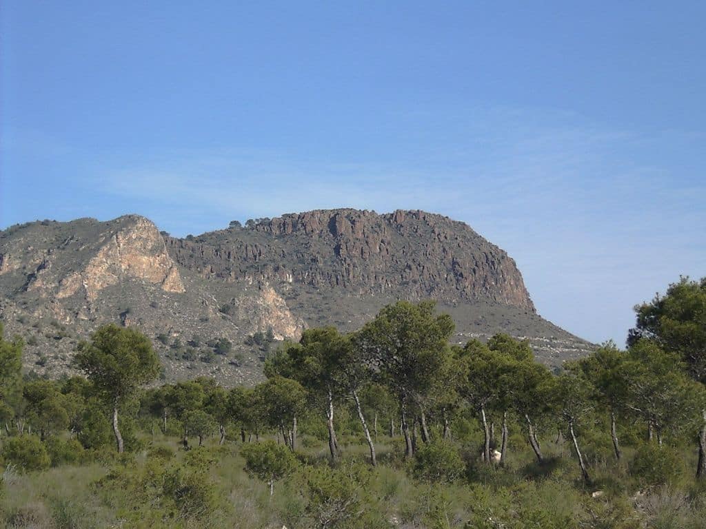 Pitón volcánico de Cancarix (Albacete). Por Darabuc - Trabajo propio, Dominio público, https://commons.wikimedia.org/w/index.php?curid=463064