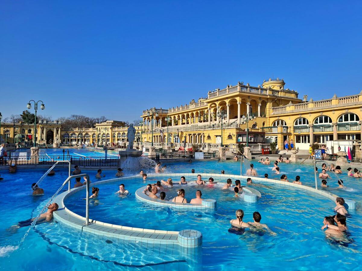Precioso día de marzo en Széchenyi