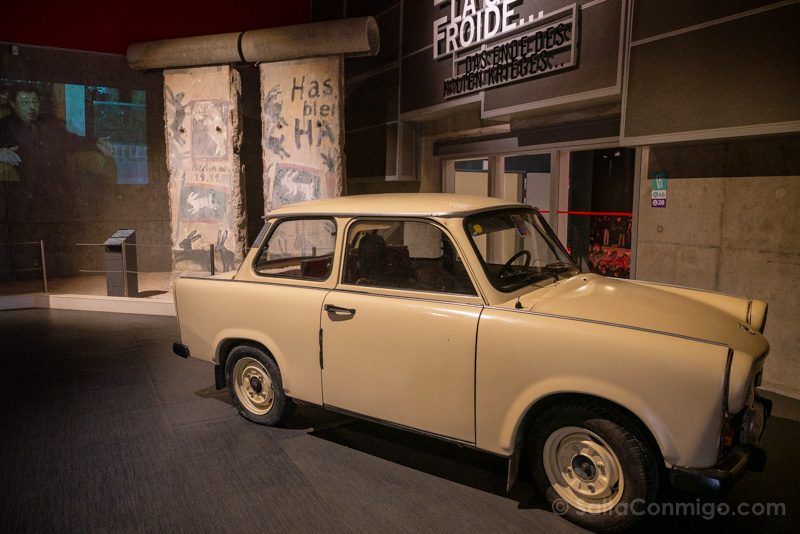 Memorial de Caen Berlin Trabant Muro