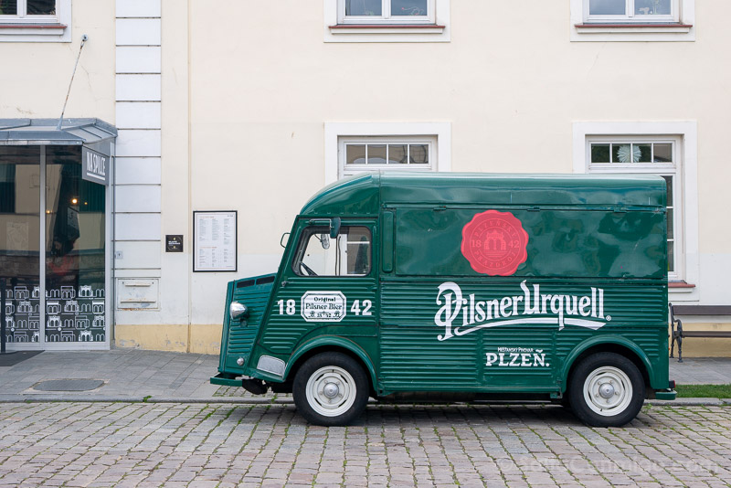 Visita Fabrica Pilsner Urquell Pilsen Republica Checa Furgoneta Reparto