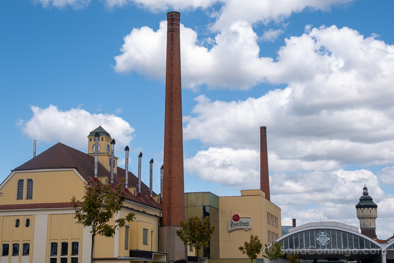 Visita Fabrica Pilsner Urquell Pilsen Republica Checa Chimeneas Torre Agua
