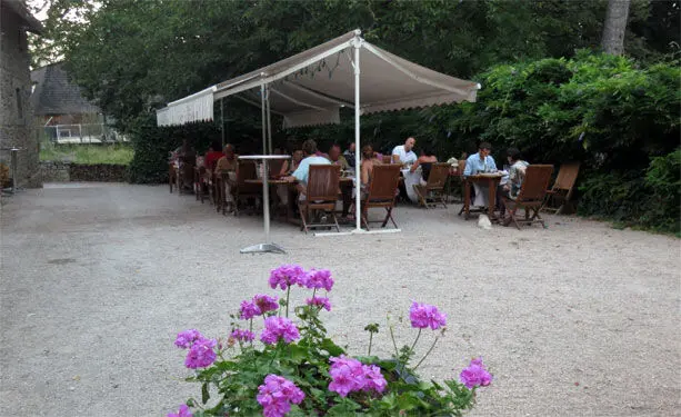 Terraza del restaurante Beauregard
