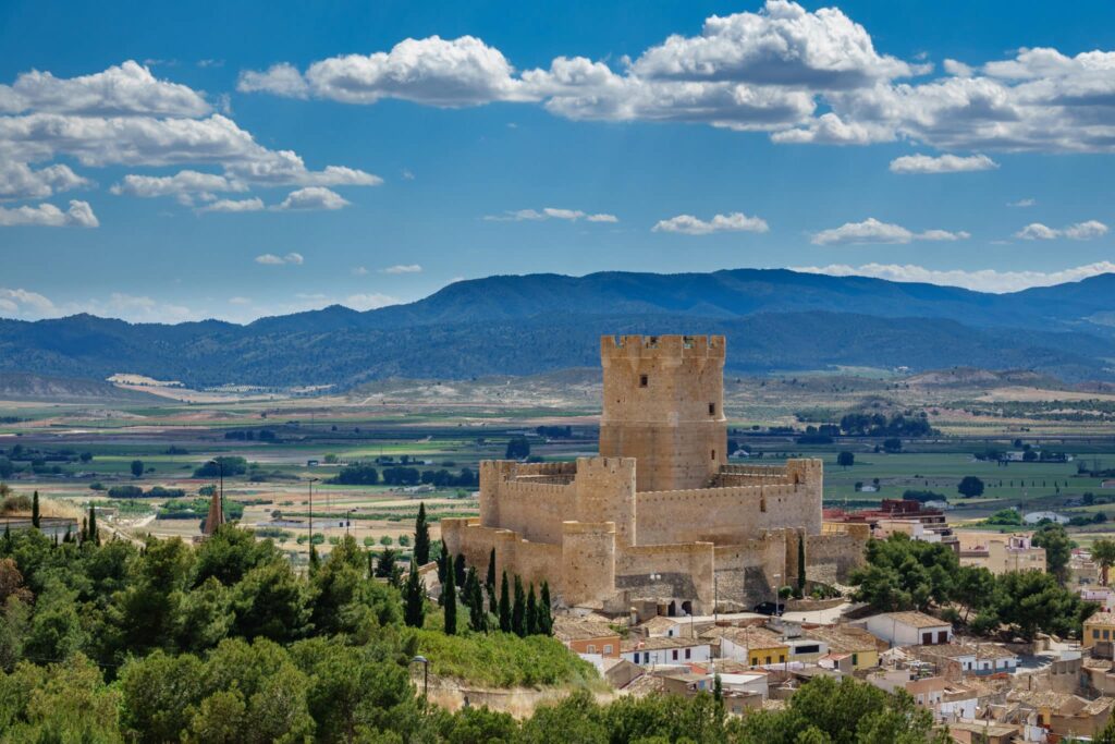 Castillo de Villena. Por F.C.G.