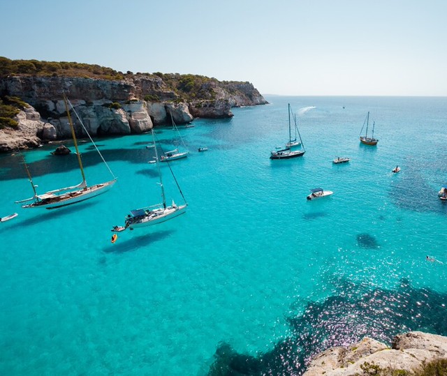 Menorca tiene muchísimas calas hermosísimas