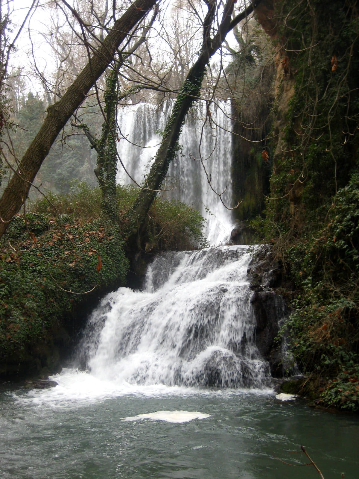 El río Piedra a su paso por el Monasterio de Piedra