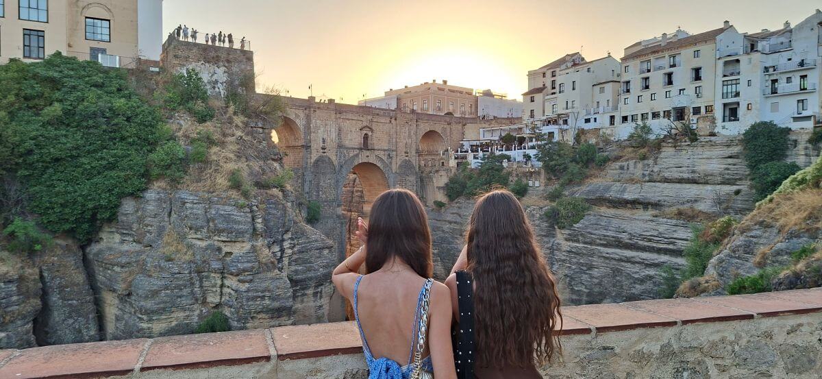 Atardecer desde los Jardines de Cuenca