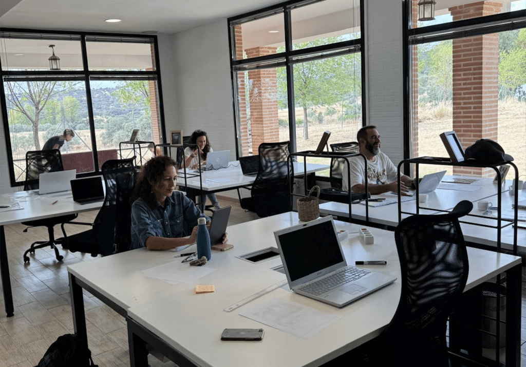 Espacio de coworking en Hamlet's Friends. Cedida por HF.