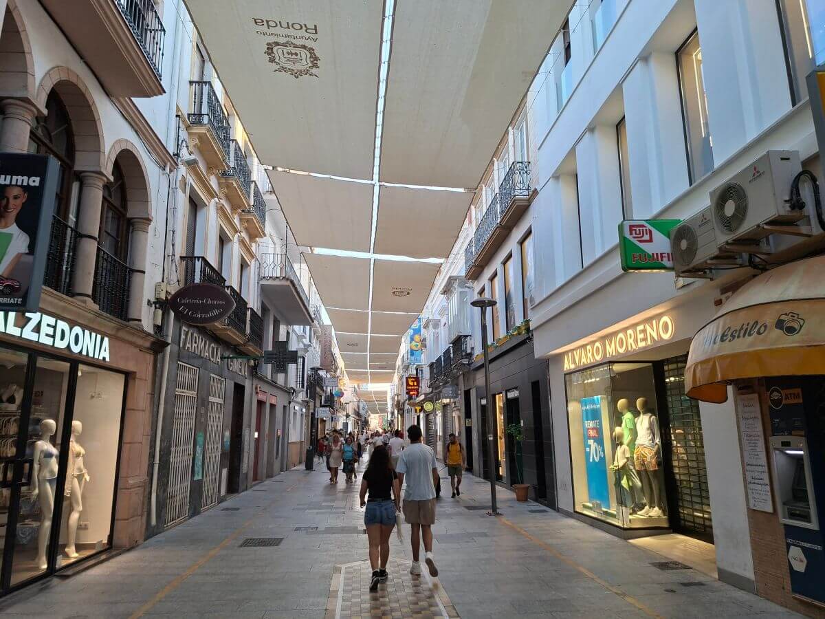 Carrera Espinel, la arteria prinicipal de Ronda