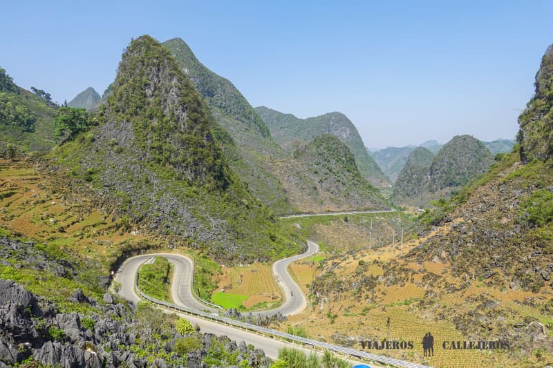 Carreteras del Ha Giang Loop en Vietnam