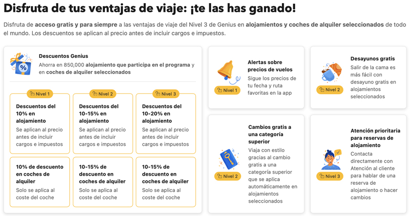 Descuento en Rentalcars por ser Genius de Booking