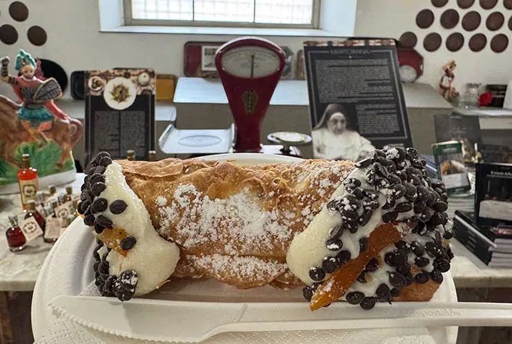 Cannolo en el monasterio de Santa Caterina