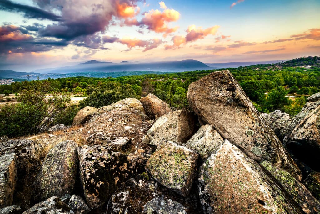 Amanecer en la sierra de Gredos (Ávila).