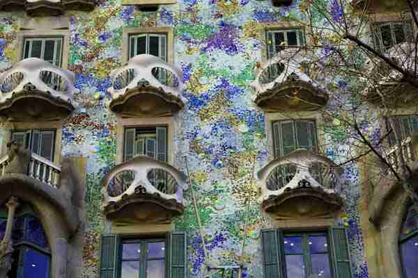 Balcones de la casa Batlló