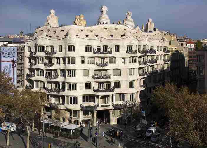 Fachada de la Pedrera