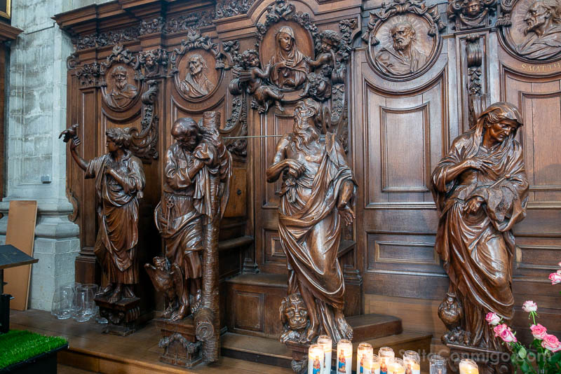 Que Ver Cerca de Bruselas Abadia Grimbergen Confesionario